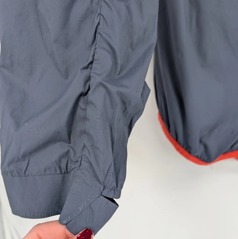 Hoka Hybrid Run Jacket Grey Orange Activewear Mens Large - Picture 8 of 15